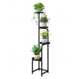 Indoor/ Outdoor Plant Stand - 4 Tier Metal Plant S