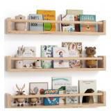 G&W Gruwald Nursery Book Shelves, Set of 3, Wall B