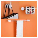Stainless Steel Bathroom Hardware Set - Matte Whit
