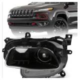 Head Light Assembly Compatible With Jeep Cherokee