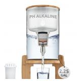 Invigorated Water pH Recharge Glass Alkaline Water
