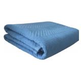 3 Count Ironton  Quilted Blue Moving Blankets, APP