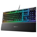 SteelSeries Apex 3 RGB Gaming Keyboard - With Wris