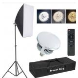 Softbox Lighting Kit, Photo Studio Light with 19.7