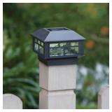 4 Ct Patriot Lighting Solar Post Cap Lot - "Sunbu