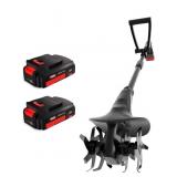 MZK, 20V Cordless Tiller Cultivator With Steel Tin