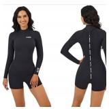 MWTA Women Shorty 2.0mm Neoprene Wetsuit- UV Prote