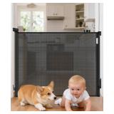 Retractable Baby / Pet Gate For Stairs & Hallways,