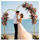2 Pack Metal Arch Backdrop Stand Set For Backgroun