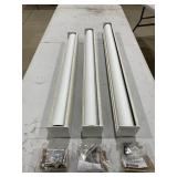 3 Ct. Persilux Cream Linen Roller Blinds - (1) 35x