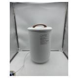 Flyhit Large Towel Warmer- White, Lid With Wood Ha
