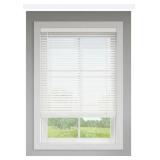2 Ct Levolor Trim + Go White Faux Wood Blinds- (1)