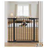 Cumbor 29.7-40.6" Baby Gate, Pressure Mounted, Bl