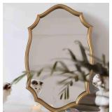 SBCC Retro Hanging Mirror- Brushed Bronze/Gold, Cu
