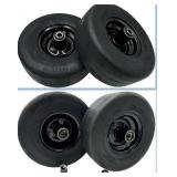 HOOSIER WHEEL, Set Of 2, 13" x 5.00-6 Flat Free B