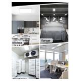 2Pack 1x2 Ft. Flat Panel LED Surface/Flush Mount C