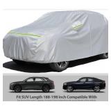 Favoto Car Cover, Silver/HiVis Green, Universal SU