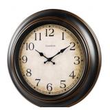 Crosstime, 18" Vintage Look Large Wall Clock For