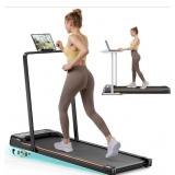 ABONOW, Portable Walking Pad With Handle Bar For H