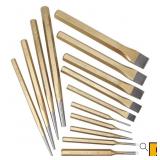 Klutch Punch & Chisel Set, 14 Pc  Cold Chisel, Cen