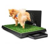 Hompet Dog Grass Pad with Large Tray, Reusable