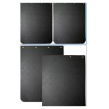 Heavy Duty Mud Flaps For Semi Truck - Black, 24x30