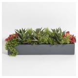 CG Hunter, Oblong Faux Succulent Arrangement Premi