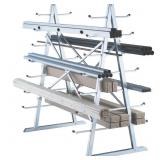 Galvanized Steel Storage Rack, Holds Up To 2000 Lb