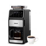 Gevi Grind & Brew 10 Cup Coffee Maker - Matte Blac