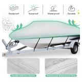 1200Denier Waterproof Heavy Duty PU Boat Cover for