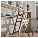 XinSunho, 4 Step Ladder, Aluminum, 4 Step Stool Wi
