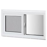 COLORPAPA, Vinyl Basement Window Slider Window Wit