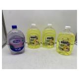 4 Ct. Spa Soap 64Fl Oz Lot - (3) Lemon Lime (1) An