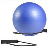 Black Metal Exercise Ball Storage, Wall Mounted Fo
