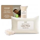 Coop Home Goods Adjustable Latex Pillow, Queen, Ta