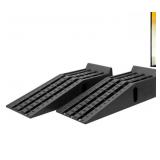 Ironton 12,000lb Capacity GVW Poly Car Ramp Set, 6