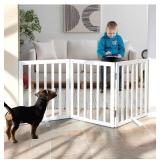 Indoor Freestanding Dog Gate - 3 Panels, 20x24x54"