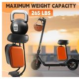 Scooter Seat with Large 10L Storage Bag and Cup Ho