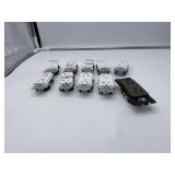 10 Ct. Electrical Leviton Grounded 2 Plug Outlets