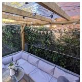 Approx. 12x12Ft Clear Tarp with Reinforced String