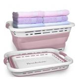 2 Ct Brookstone Collapsible Laundry Basket, (1)