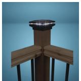 3 Box Patriot Lighting Solar Integrated LED Lamar