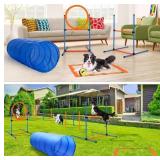 60 Pcs. Dog Agility Training Equipment - Tunnel, H
