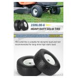 2 Pack 15x6.00-6 NHS Tubeless Tire And Wheel Assem