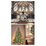 Portable Drum Shield, 4 Panels 2x5Ft with Deflecto