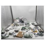 Random Misc. Box Of Hardware - Screws, Desk Power