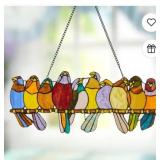 Stained Glass Bird Suncatcher - 24.25"L x  .25"W