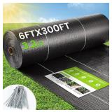 Weed Barrier Fabric, Approx 6