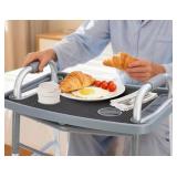 Walker Tray For Foldable Walkers - Grey, Non Slip,