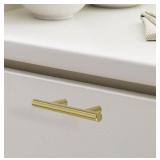 10 Pack Amerock Bar Pulls - 2.5", Golden Champagn